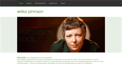 Desktop Screenshot of erikajohnsonmusic.com
